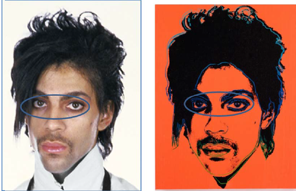 prince right of publicity copyright andy warhol linda goldsmith