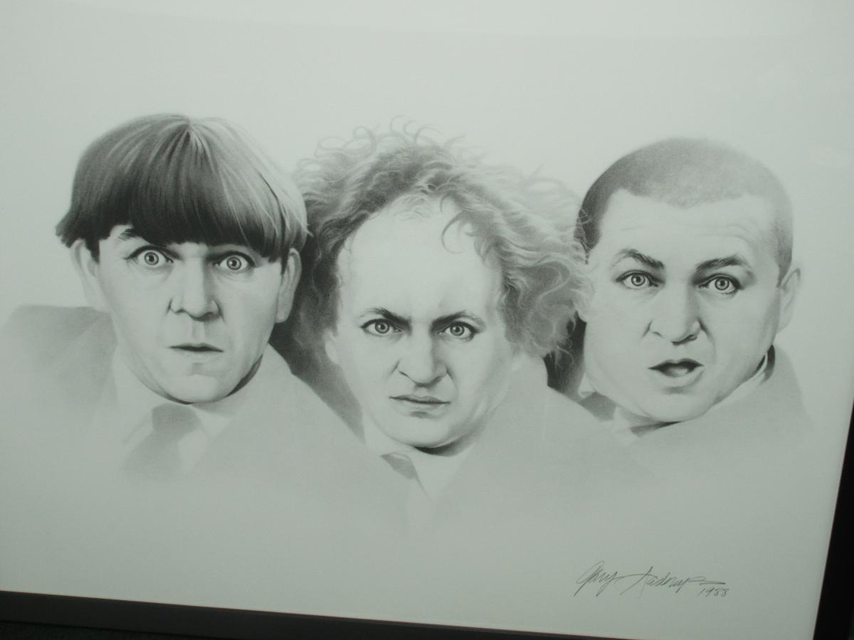 three stooges gary saderup comedy III right of publicity